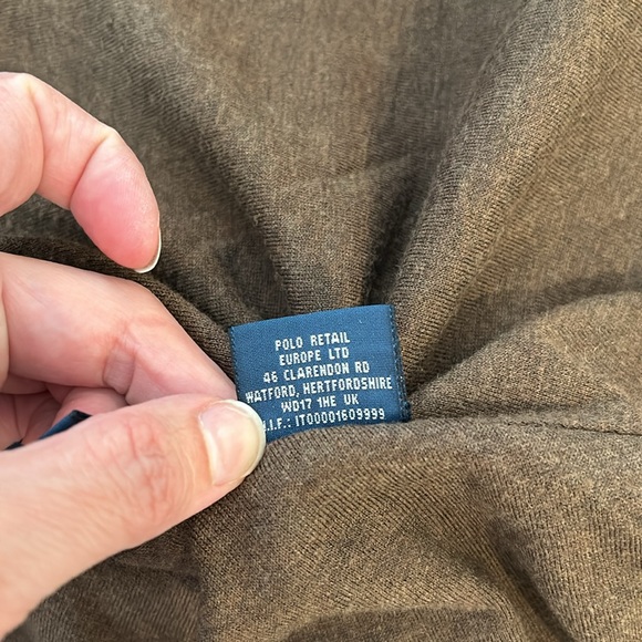 Ralph Lauren Collection size 12/L a-line brown wool dress, great price - Picture 8 of 10